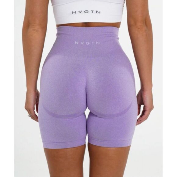 <Set of 2> NVGTN Bike Shorts sz M butt scrunch Athletic contouring - Picture 2 of 15